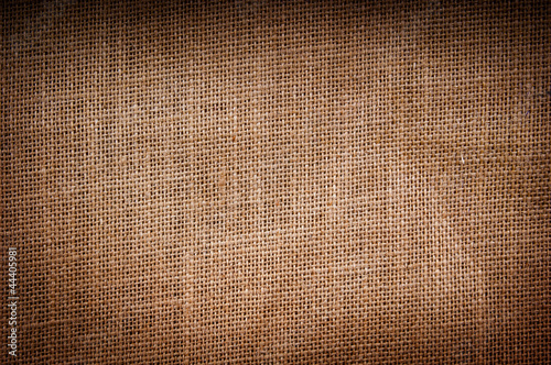 Hessian or burlap sack texture as background