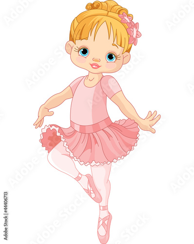 Cute little ballerina