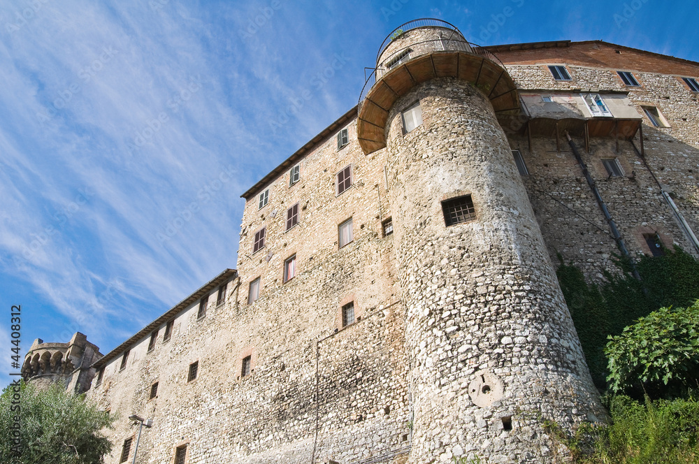 Fortified walls. Narni. Umbria. Italy.