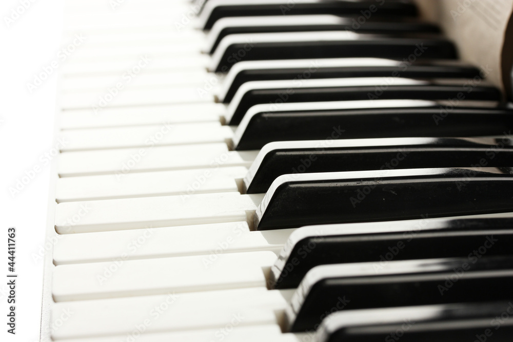 background of piano keyboard, close up background of piano keyboard, close up