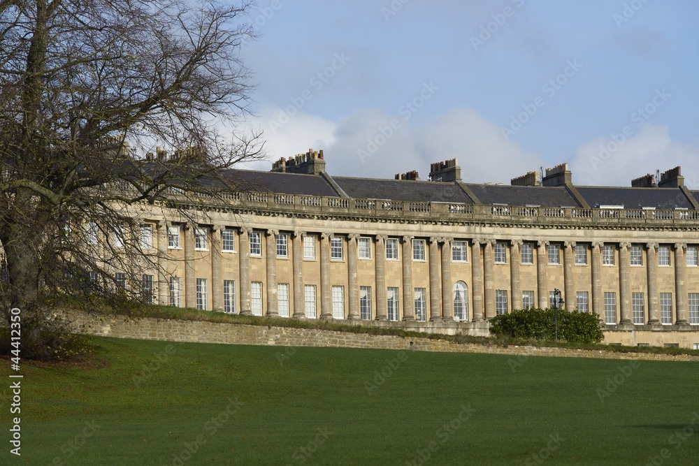 The Royal Crescent in Bath, England