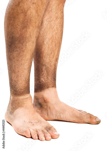 Slika na platnu dirty feet