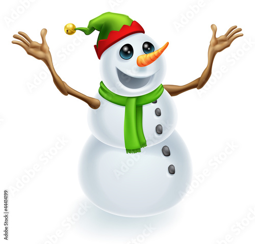 Happy Christmas Snowman