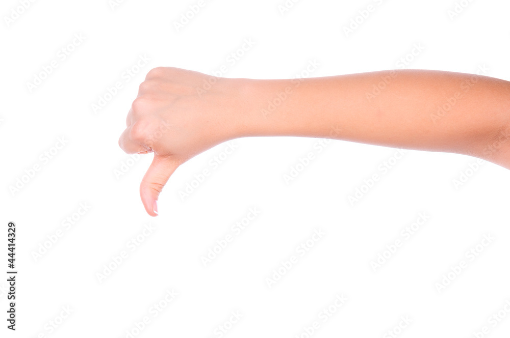 gesturing hand isolated gesturing hand isolated