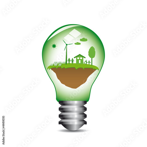 énergie renouvelable-ampoule-îlot