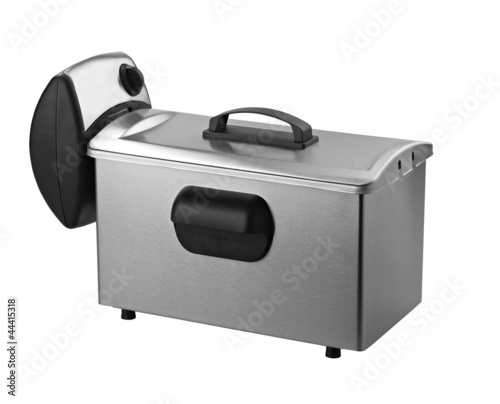 deep fryer isolated on white background ( clipping path)