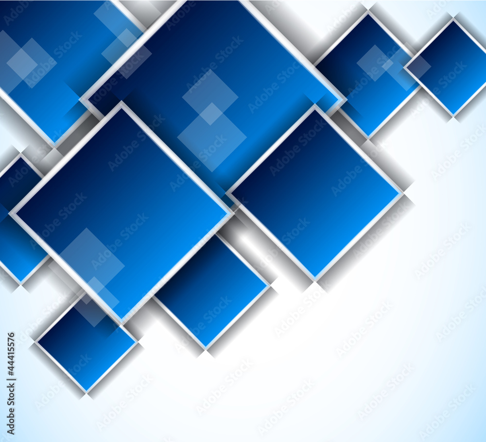 Background with blue squares Background with blue squares