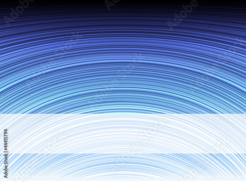 Bright blue background with lines