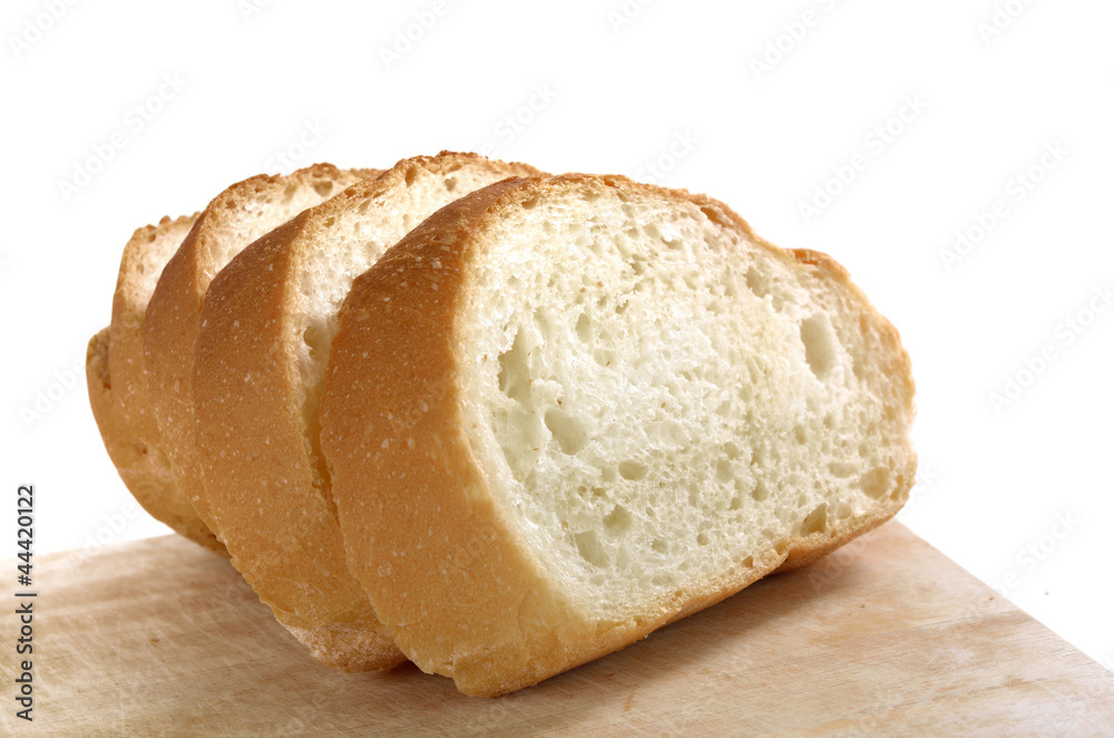 bread on wood background