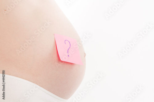 Wallpaper Mural pregnant woman with sticker Torontodigital.ca