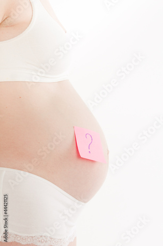 Wallpaper Mural pregnant woman with sticker Torontodigital.ca