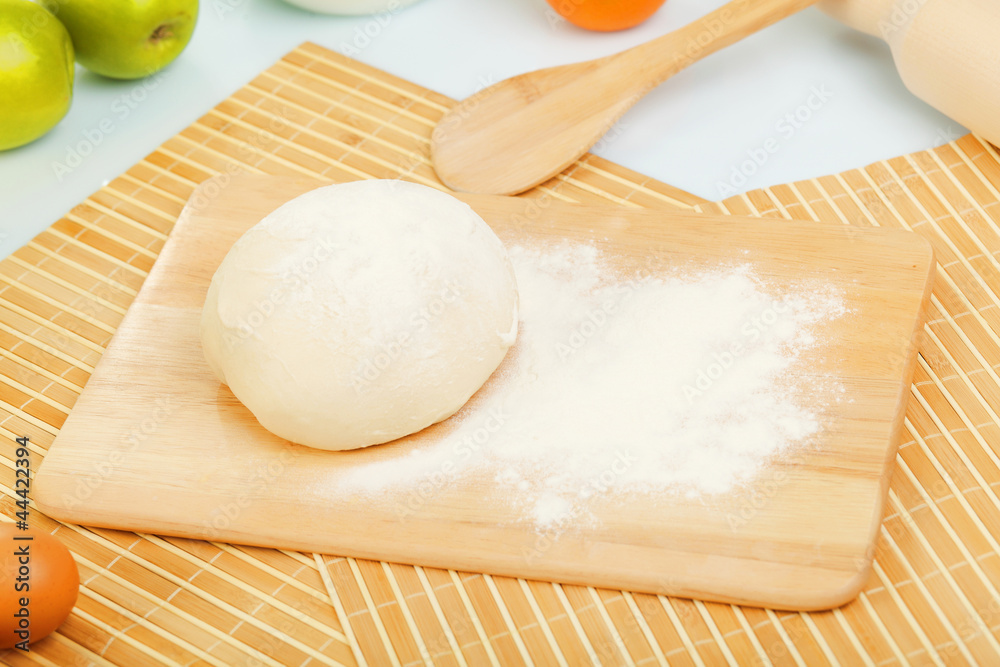 Different products to make bread Different products to make bread