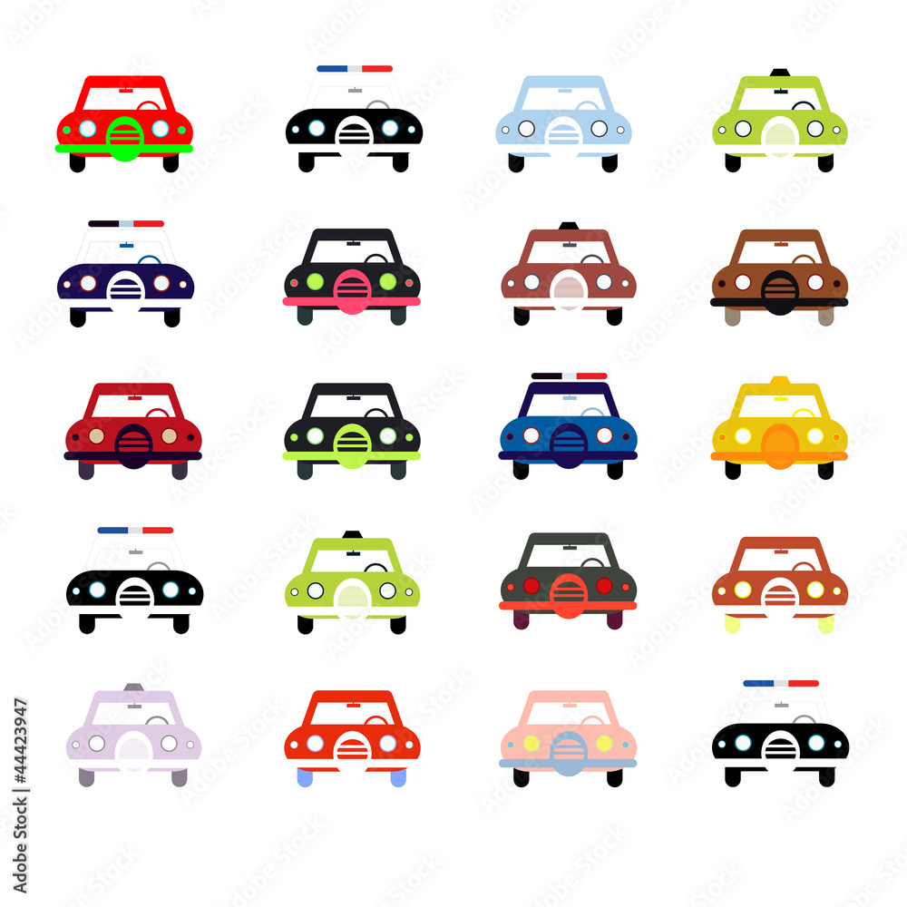City cars in color
