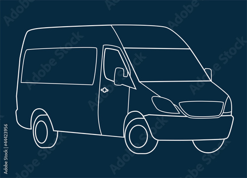 Delivery van blueprint