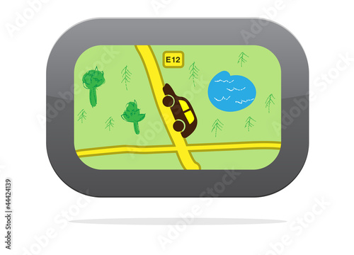 GPS navigation device icon