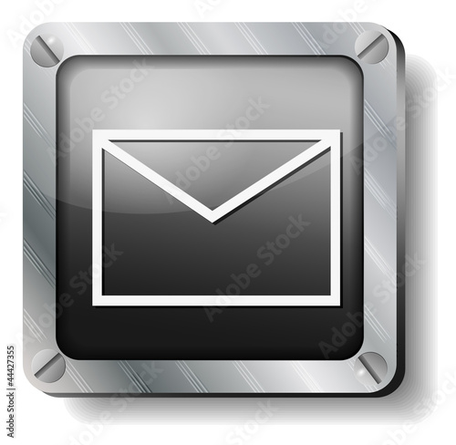 steel envelope icon