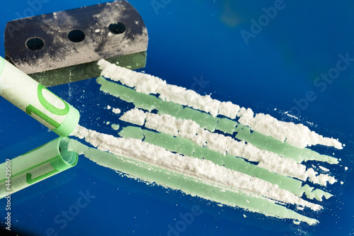 Symbolfoto Kokain. Missbrauch vom Drogen