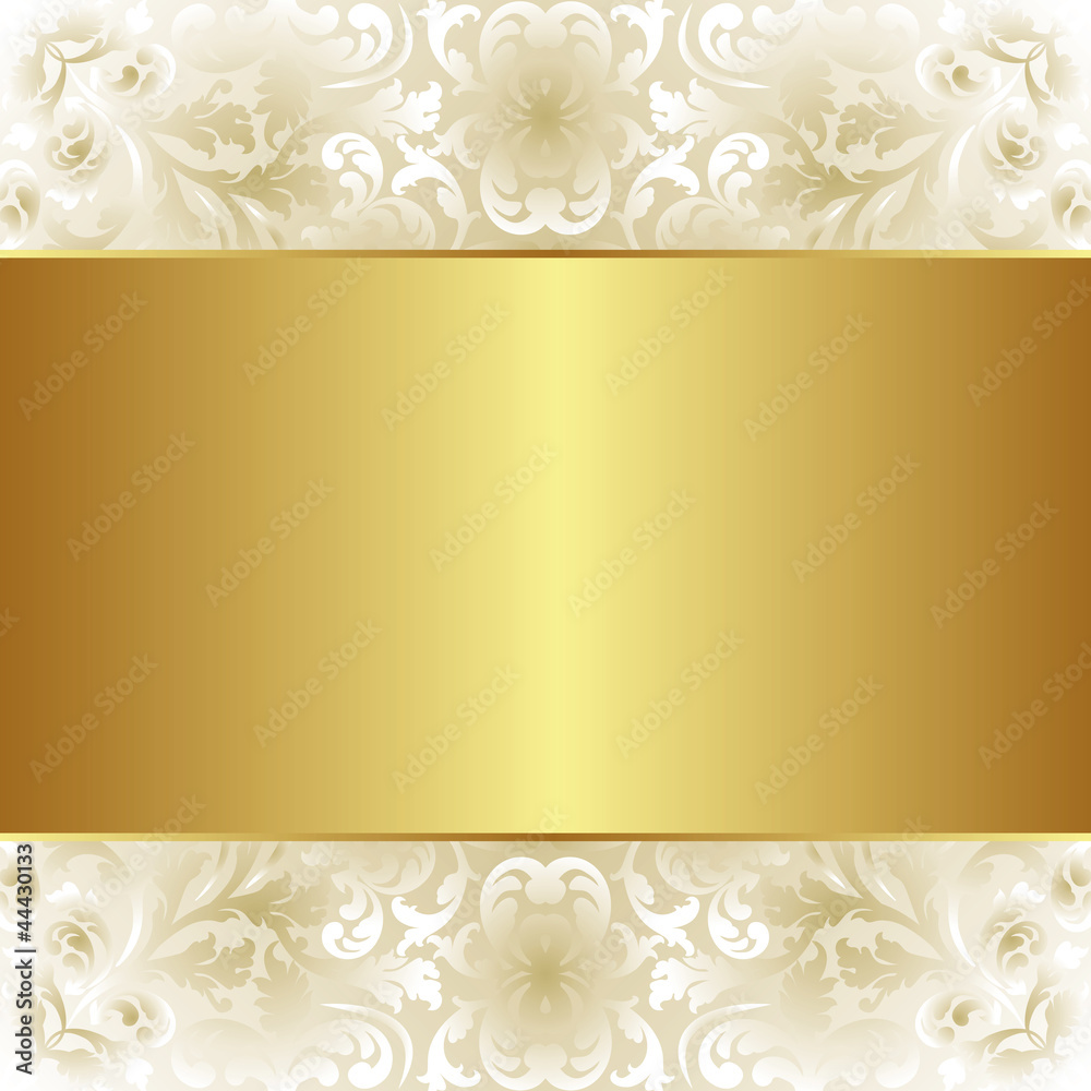creamy and gold background