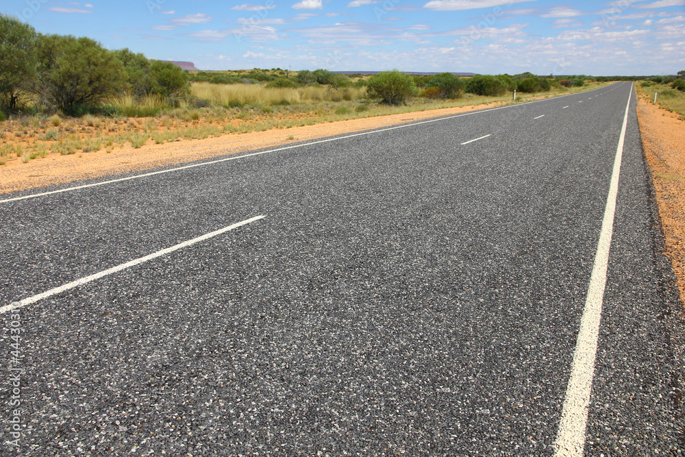 Road in the desert (NT, Australia)