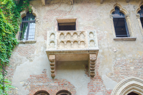 Famous Juliet balcony in Verona