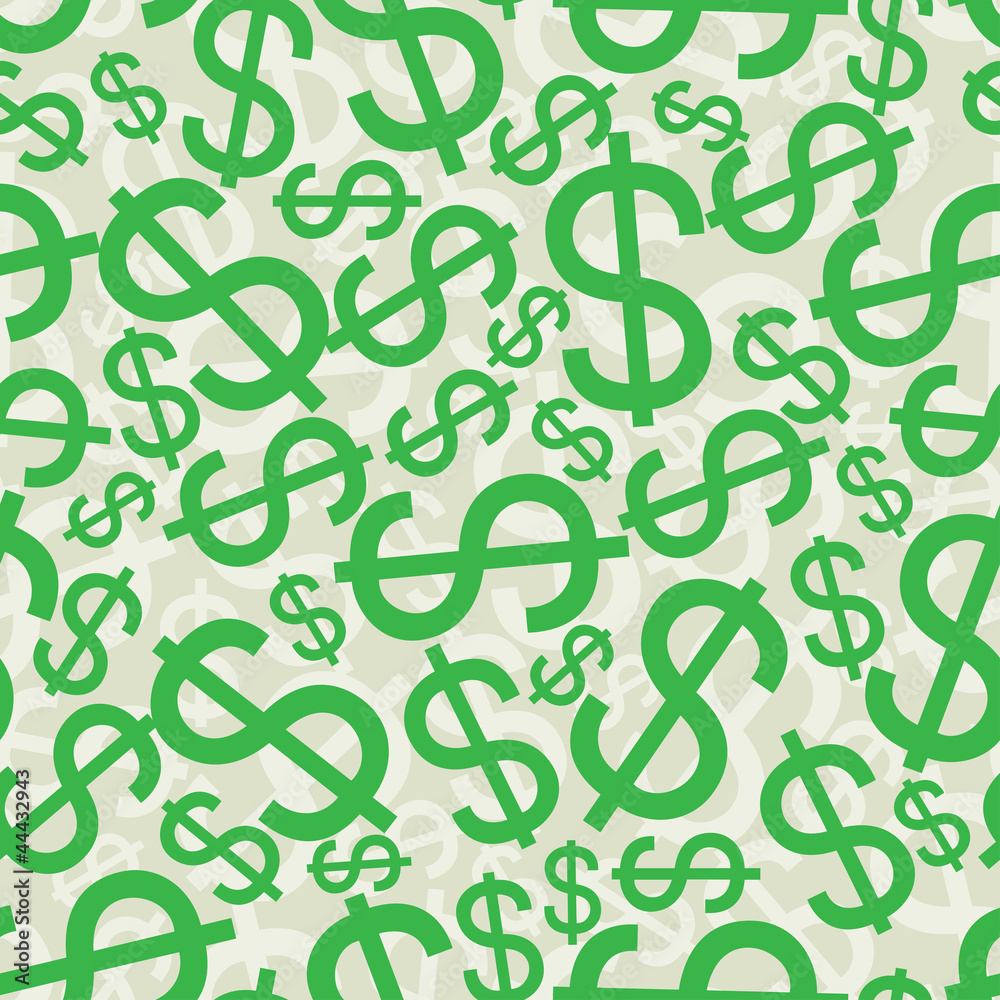 Seamless background with dollar signs Seamless background with dollar signs