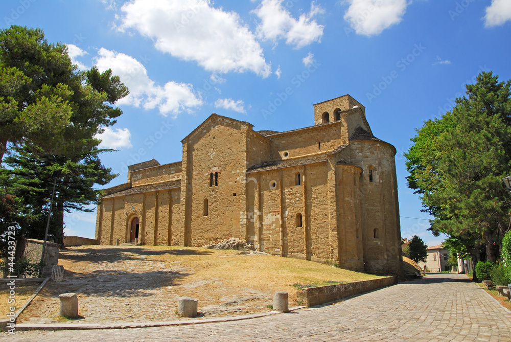 Romagna Apennines, San-Leo village ancient Cathedral