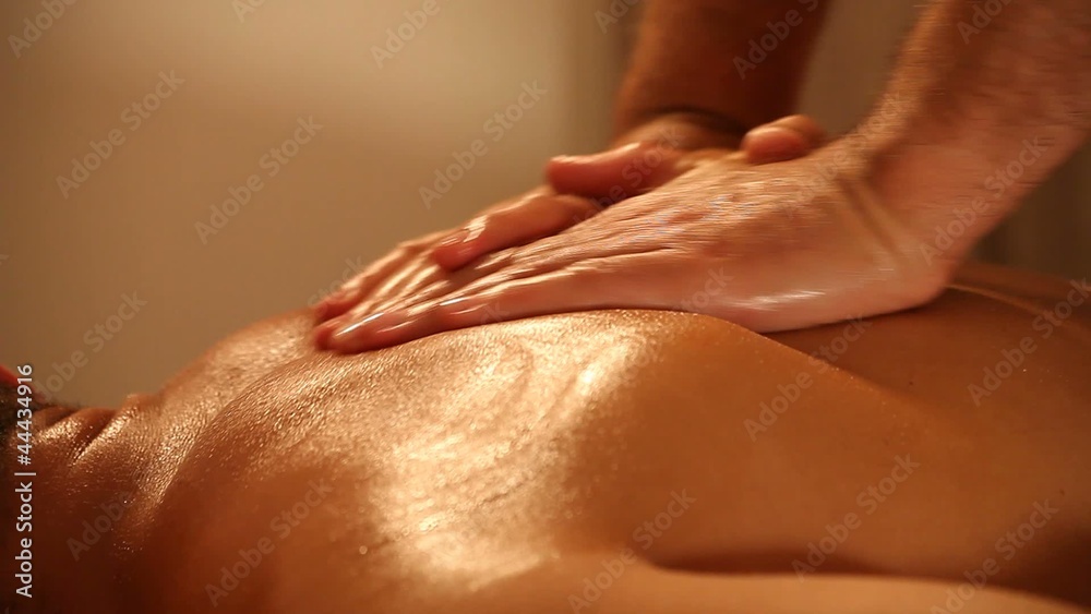 Man receiving tantra massage relax