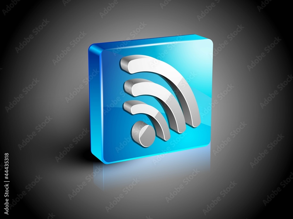 Glossy 3D web 2.0 rss feed symbol icon set. EPS 10. Glossy 3D web 2.0 rss feed symbol icon set. EPS 10.