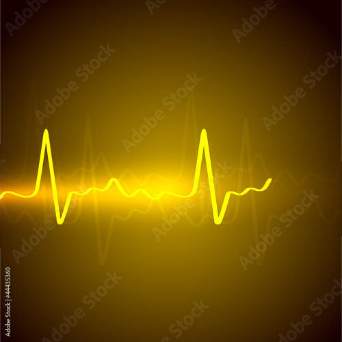 Cardiogram background. EPS 10.