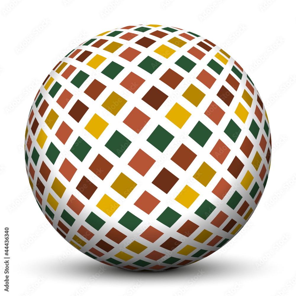 Kugel, 3D, Muster, Struktur, Quadrate, Textur, gekachelt, Sphere Kugel, 3D, Muster, Struktur, Quadrate, Textur, gekachelt, Sphere