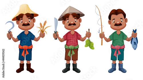 Cartoon farmer