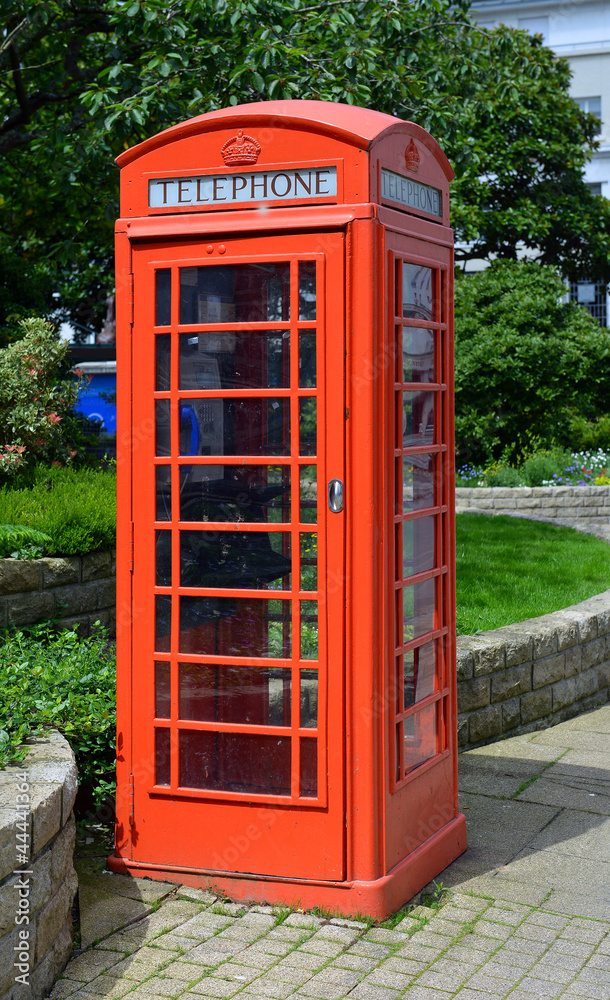 red phone booth