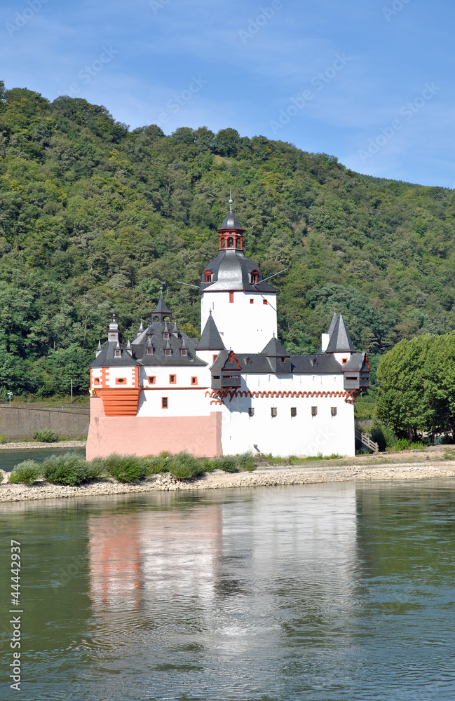 Burg Pfalzgrafenstein auf einer Rheininsel bei Kaub