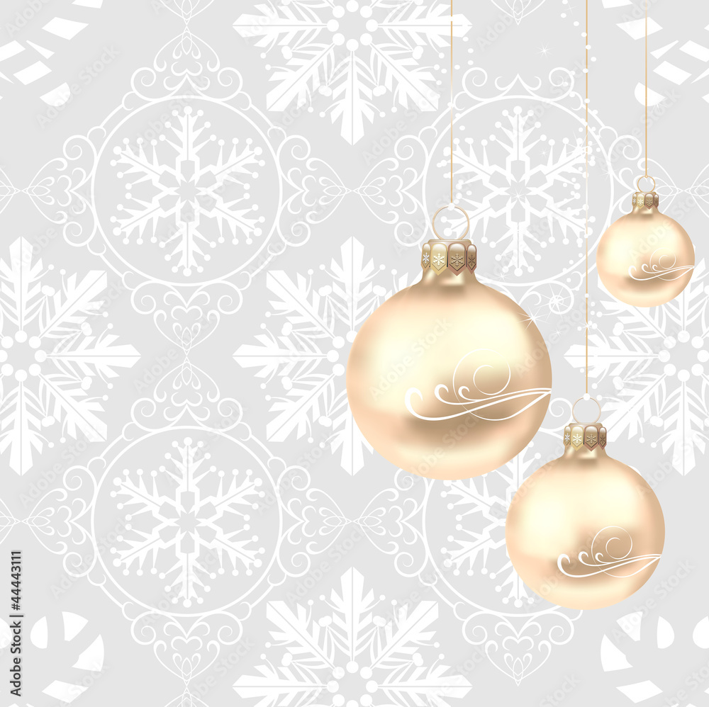 Christmas decorations on a gray background Christmas decorations on a gray background