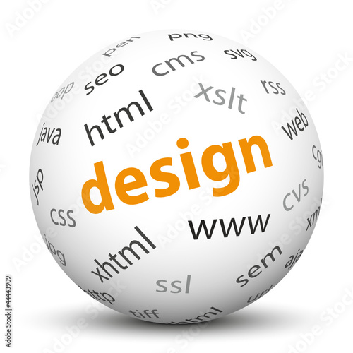 Kugel, Design, Webdesign, XHTML, CSS, Sphere, Ball, Homepage, 3D