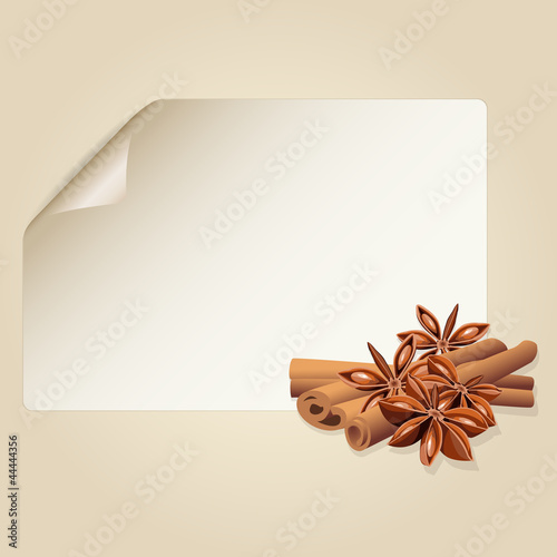 happy holiday - christmas - star anise, cinnamon