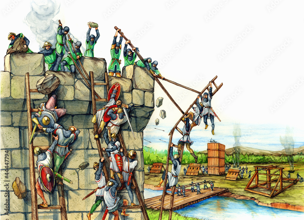 защита рыцарского замка