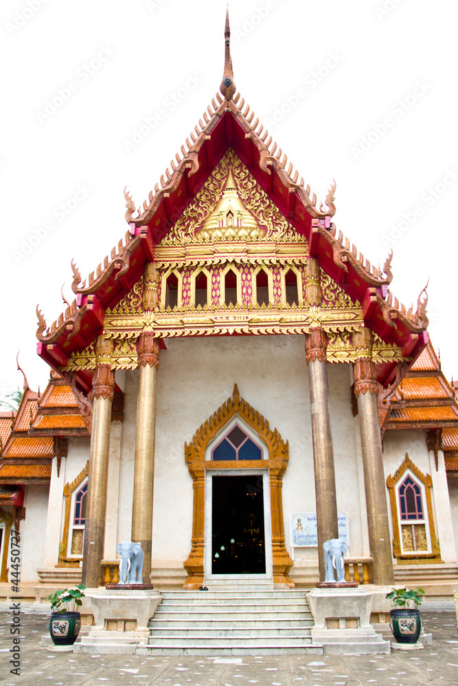 Thai temple at Ubonratchathani Thailand