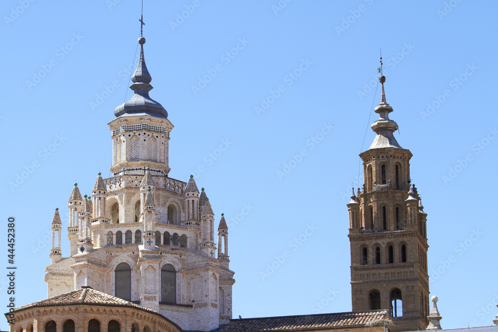 Obraz premium Cathedral of Tarazona, Spain. Dome and tower