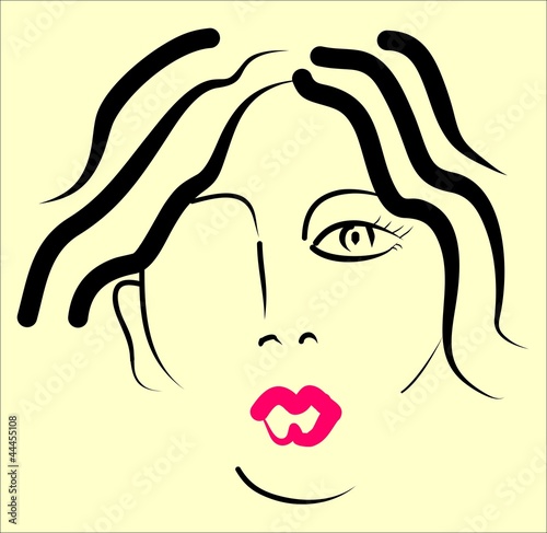 face of a woman