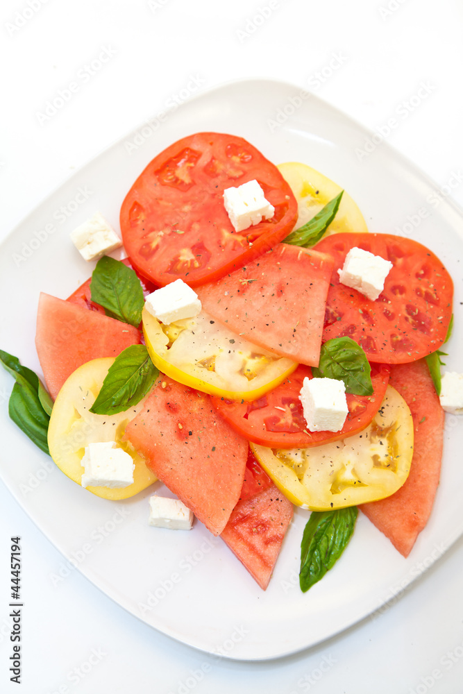 Watermelon Salad with Feta Watermelon Salad with Feta