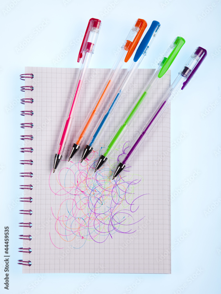 Back to school, Notepad with supplie Back to school, Notepad with supplie