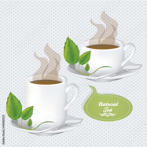 cups of steaming tea