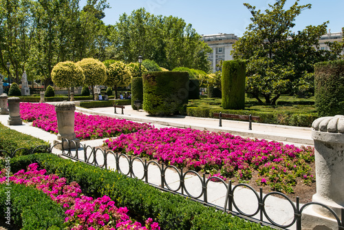 Royal Gardens in Madrid Spain