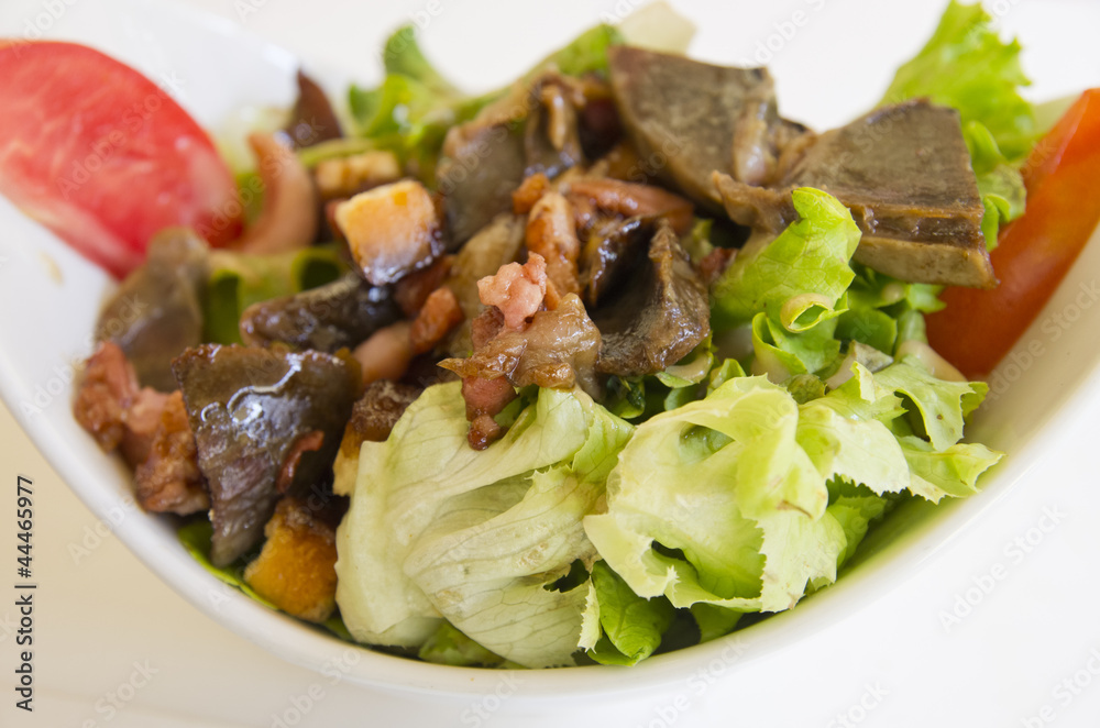 Assiette de salade cpomposé Assiette de salade cpomposé