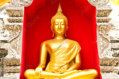 gold buddha in Thailand