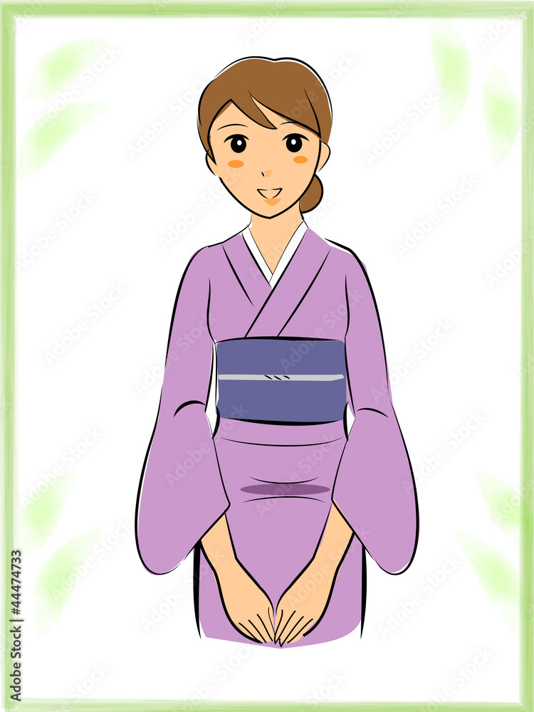 旅館の仲居さん Stock Illustration Adobe Stock