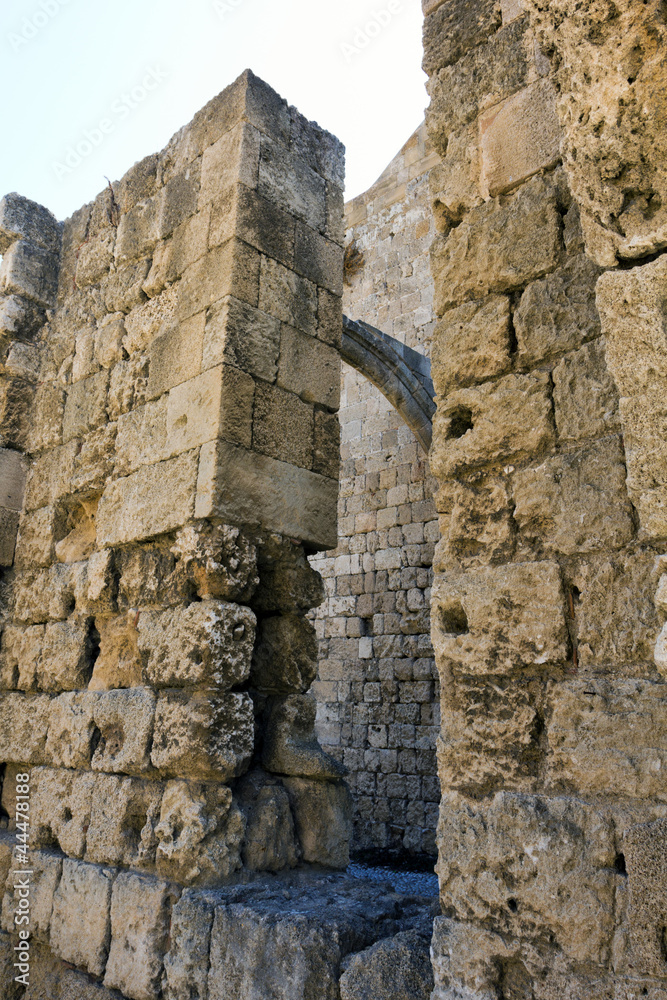 Ruins of Rhodes city