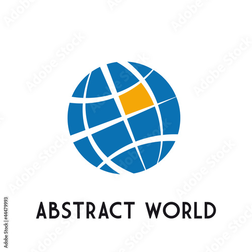 Abstract Logo World. PV # Vector