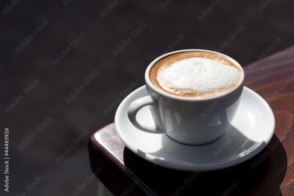 cappuccino on a table cappuccino on a table